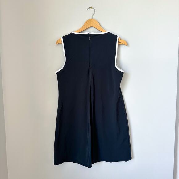 Abercrombie & Fitch Black and White Trim Mini Dress - Picture 3 of 8